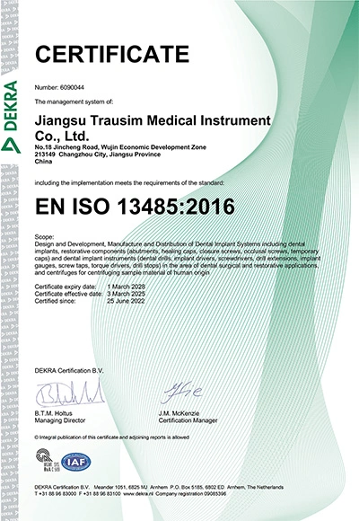 ISO 13485 de Trausim
