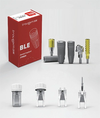 Sistema de implantes dentales BLE de Trausim